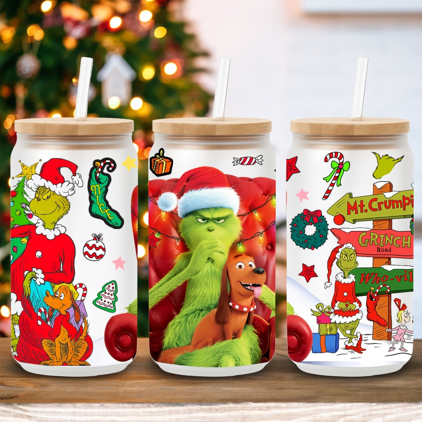 Grinch & Max | UV DTF Wrap