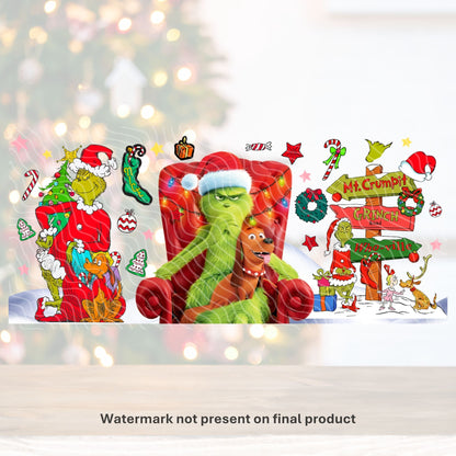 Grinch & Max | UV DTF Wrap