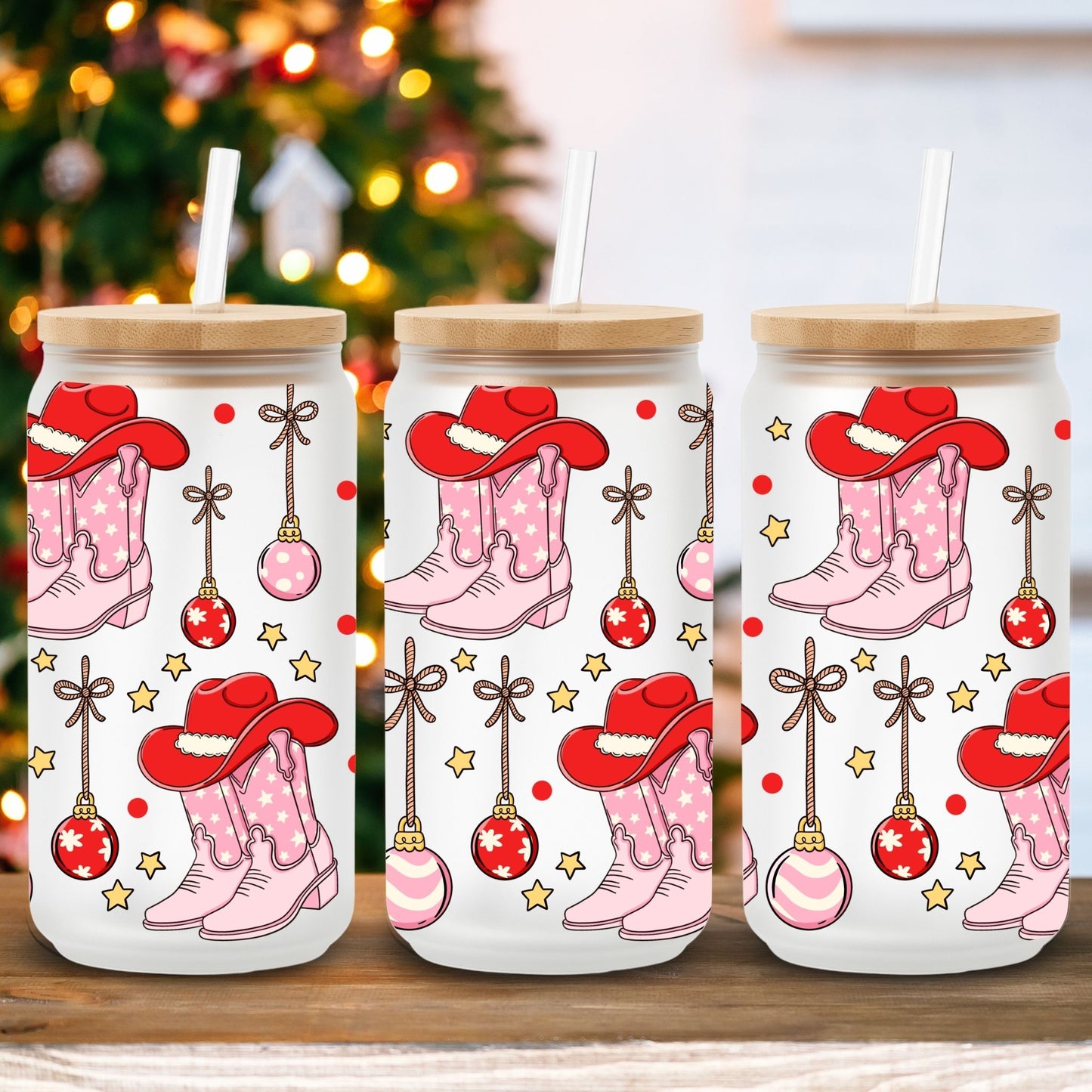 Cowboy Christmas | UV DTF Wrap