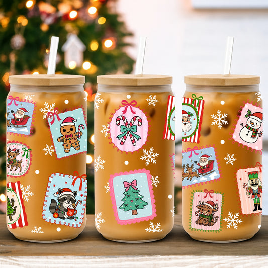 Christmas Stamps | UV DTF Wrap