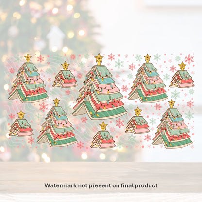 Bookmas Tree | UV DTF Wrap