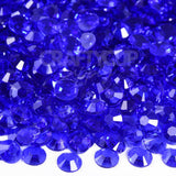 clear blue flatback rhinestones