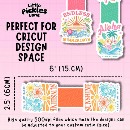 Beach Reads Magnetic Bookmark Bundle | Digital Download