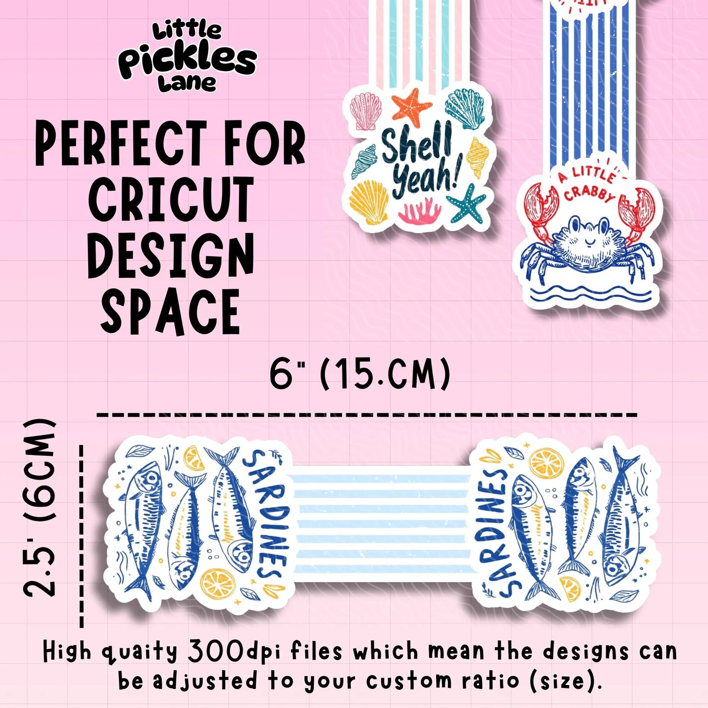Coastal Magnetic Bookmark Bundle | Digital Download