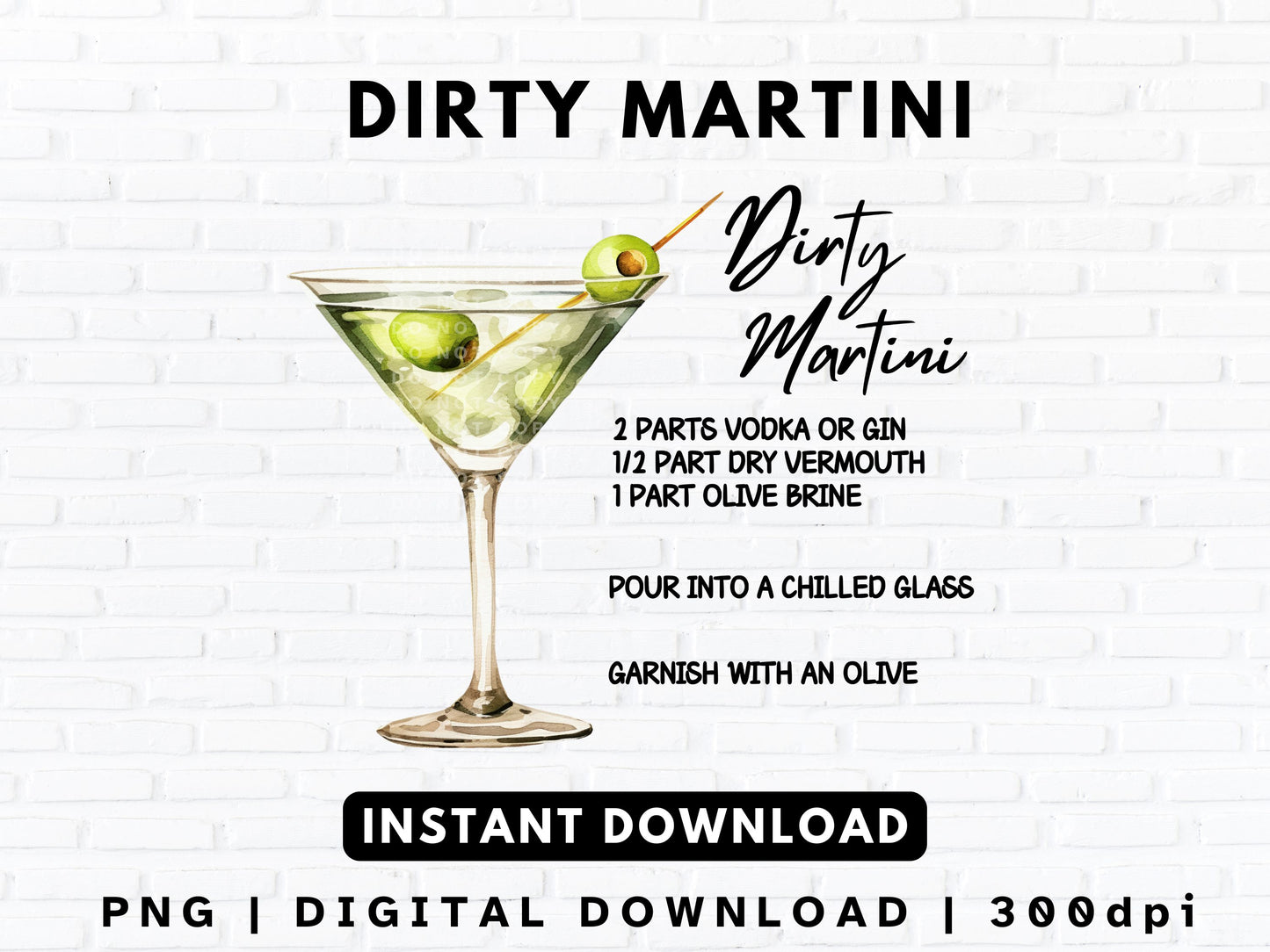 Dirty Martini | Digital Download