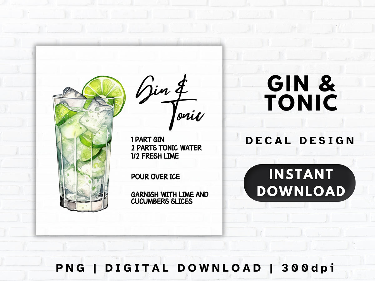 Gin & Tonic | Digital Download