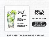 Gin & Tonic | Digital Download