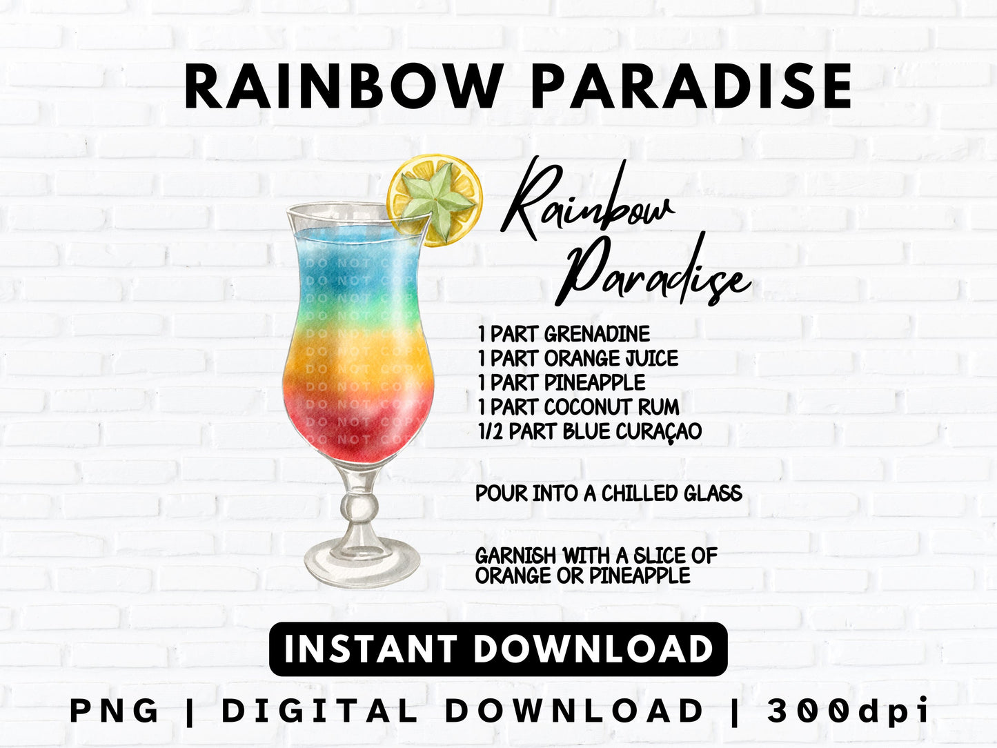 Rainbow Paradise | Digital Download