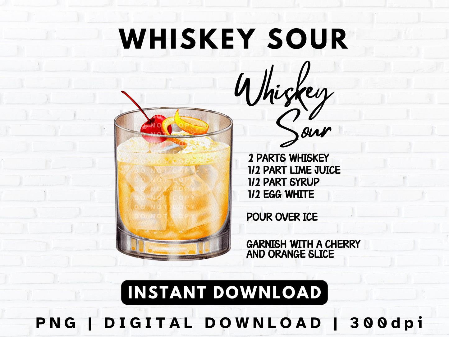 Whiskey Sour | Digital Download