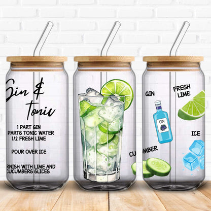 Gin & Tonic | UV DTF Wrap