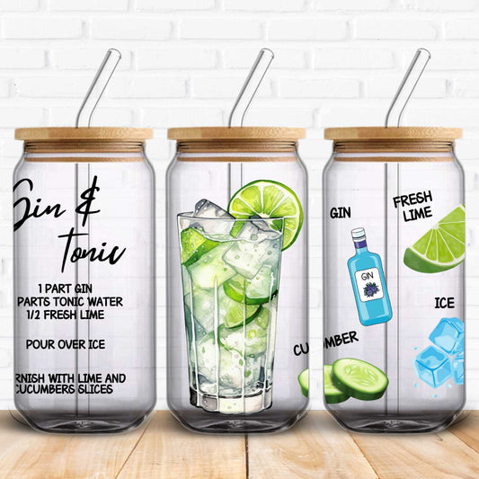 Gin & Tonic | UV DTF Wrap