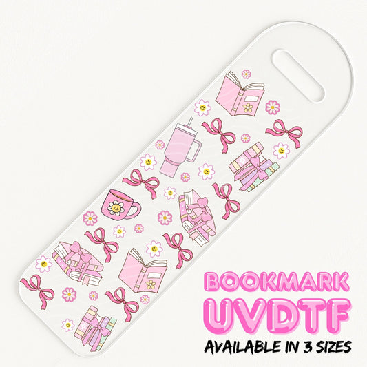 A Girl & Her Books | Bookmark UV DTF