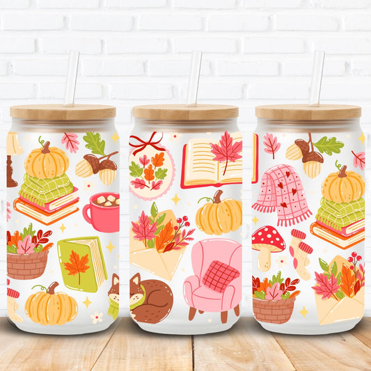 Cozy Autumn Bookish | UV DTF Wrap