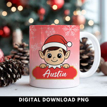 Blank Nameplate Elf | Digital Download