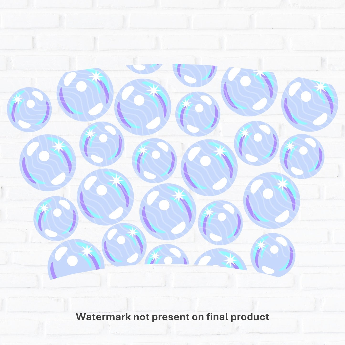 Bubbles | UV DTF Wrap