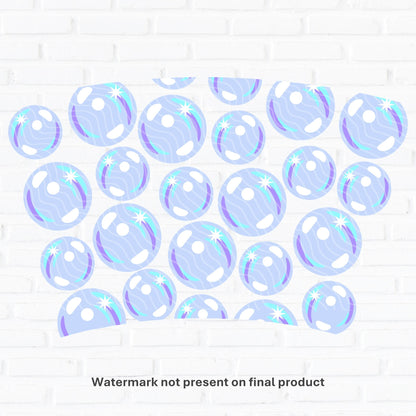 Bubbles | UV DTF Wrap