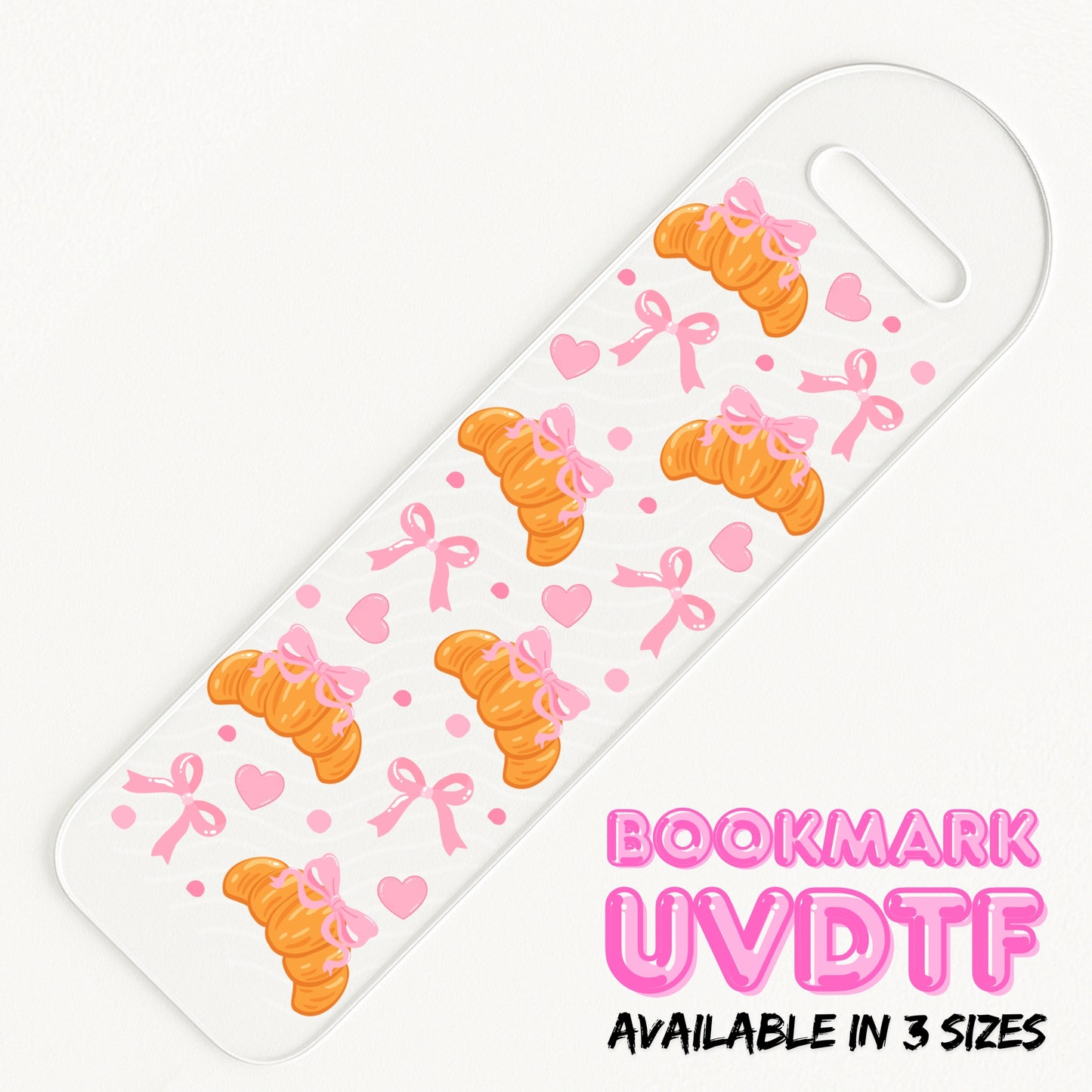 Croissant Girl | Bookmark UV DTF