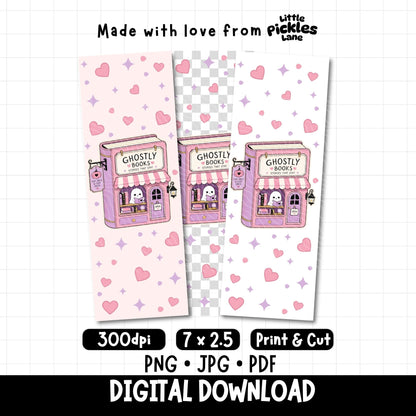 Ghostly Books | Bookmark Digital Download