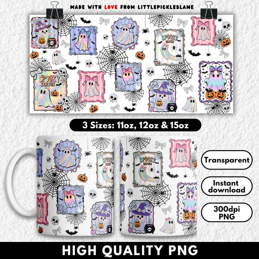 Iridescent Ghost Frames | Digital Download