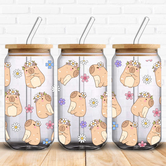 capybara uv dtf prints for cups and tumblers