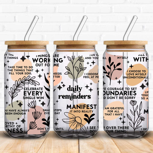 daily reminders tumbler wraps mental health