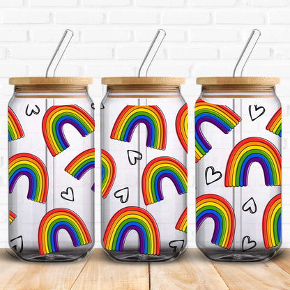 rainbow cup wraps for cans