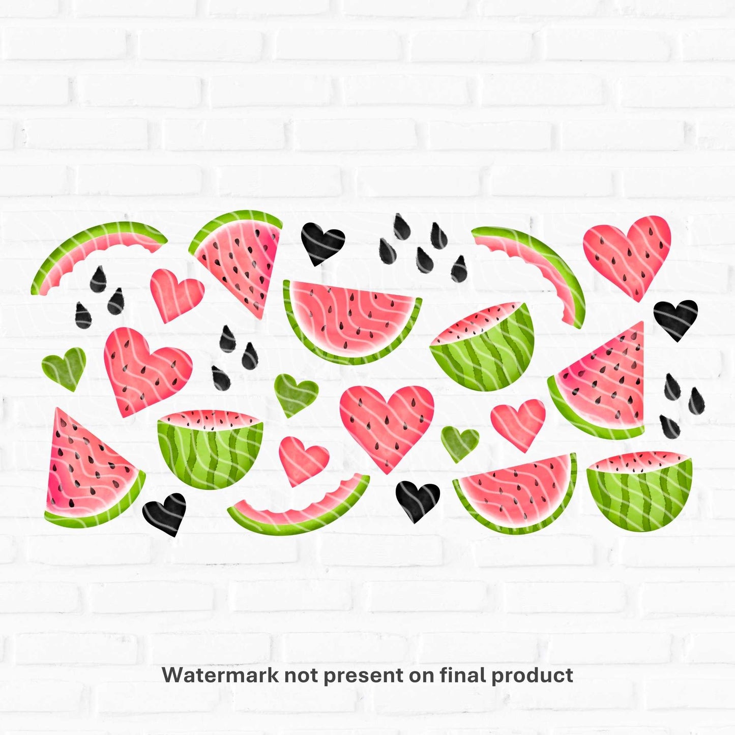 cute watermelon cup wraps