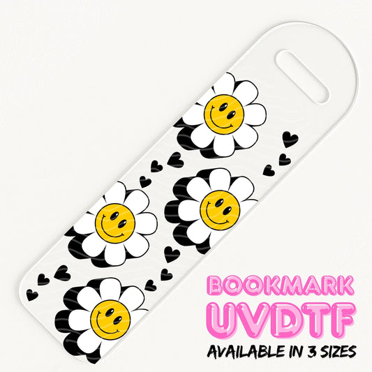 Retro Daisy | Bookmark UV DTF
