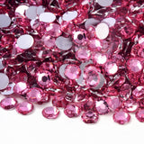 pink rhinestones glass