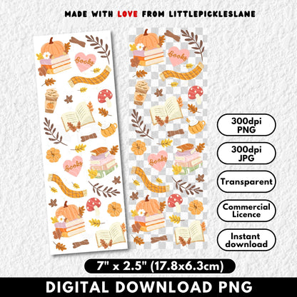 Autumn Reader | Bookmark Digital Download