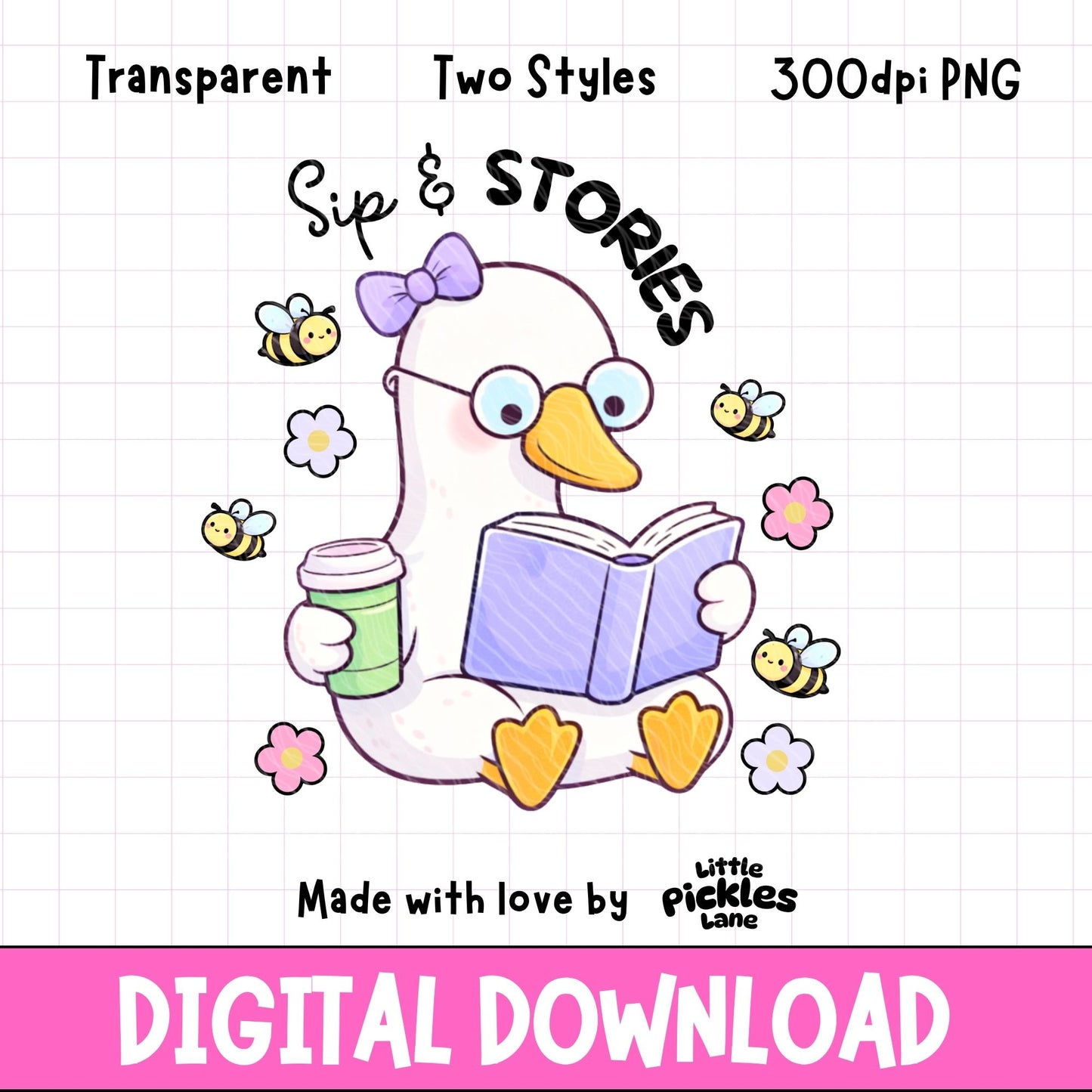 Sip & Stories Goose | Digital Download
