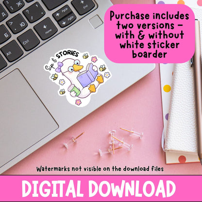 Sip & Stories Goose | Digital Download