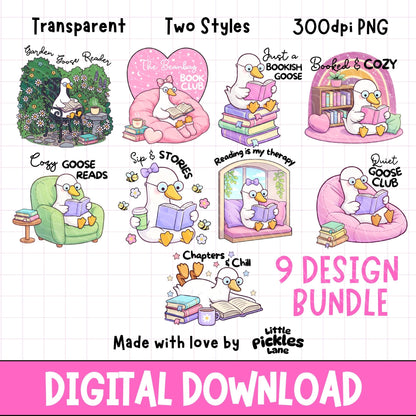Bookish Goose Bundle | Digital Download