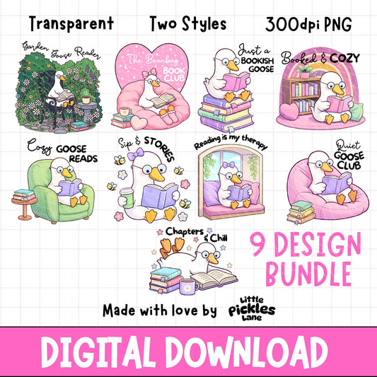 Bookish Goose Bundle | Digital Download