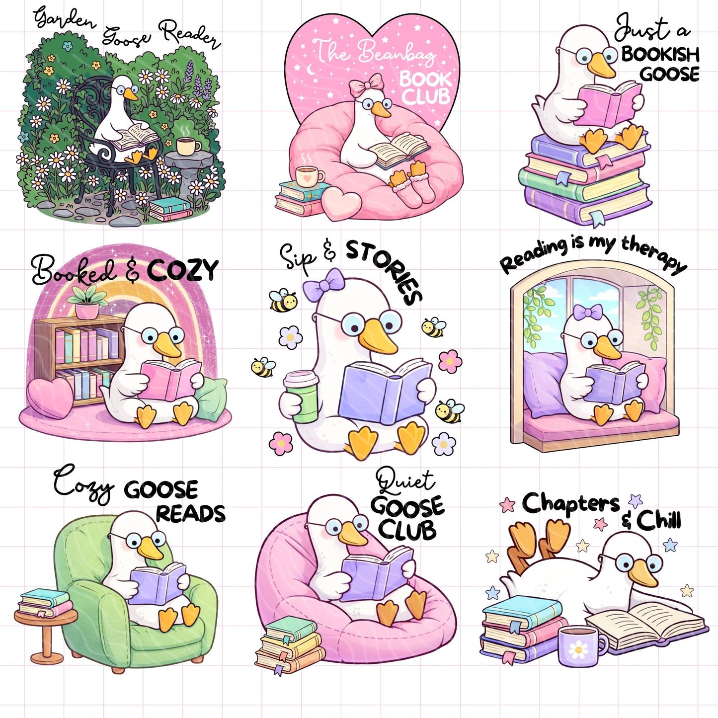 Bookish Goose Bundle | Digital Download