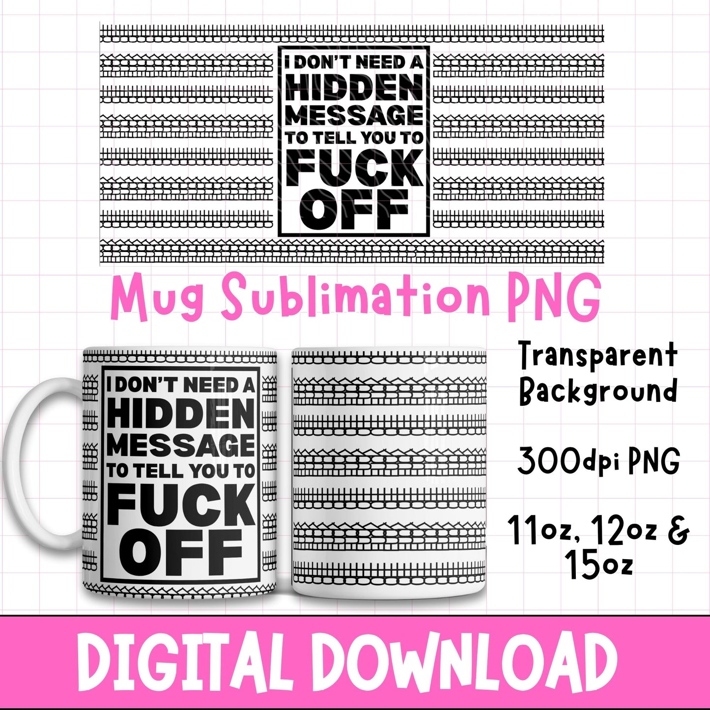 I Don't Need A Hidden Message | Digital Download