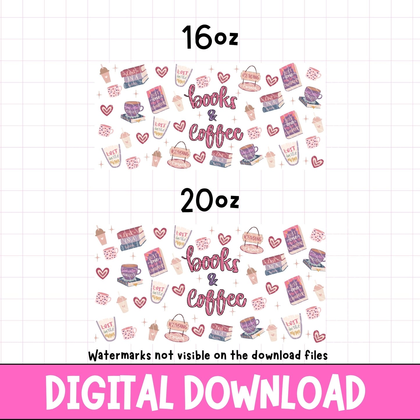 Books & Coffee | Digital Download