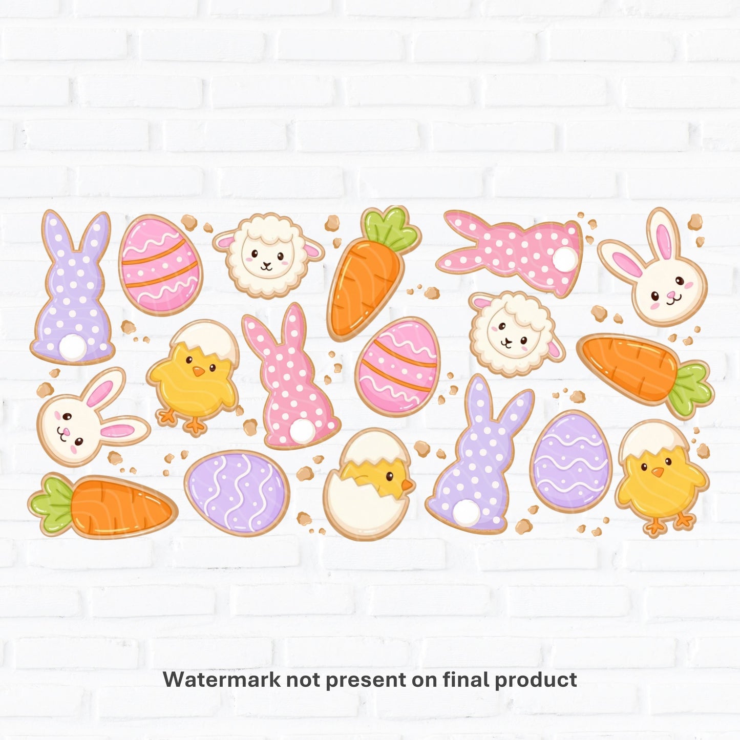 Easter Cookies | UV DTF Wrap