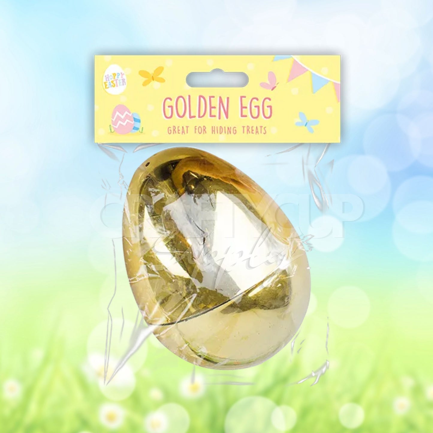 refillable gold easter egg