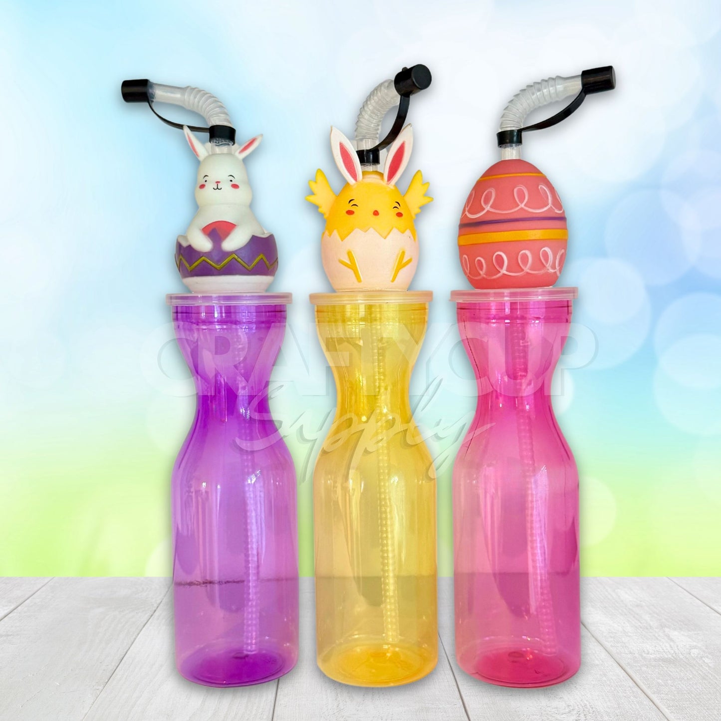 character novelty bottles for easter