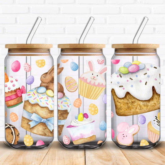 easter baking uv dtf wraps for easter tumblers