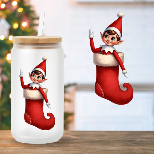 Stocking Elf | UV DTF Decal