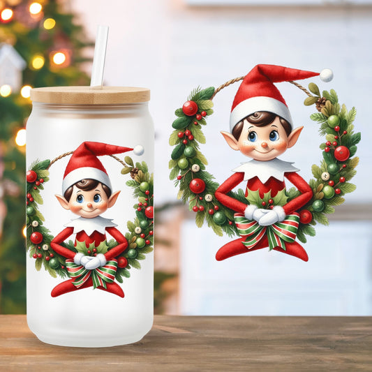 Wreath Elf | UV DTF Decal