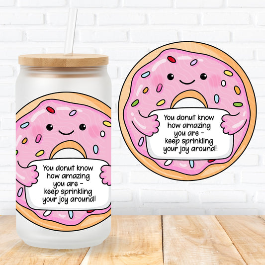emotional support food showing a mental health quote for positive affirmations uk printed uvdtf stickers
