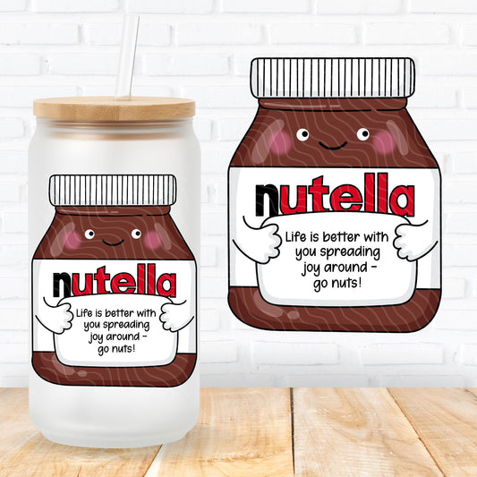 Emotional Support Chocolate Spread | UV DTF Decal