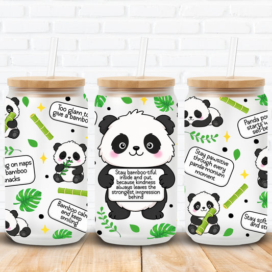 Emotional Support Panda | UV DTF Wrap