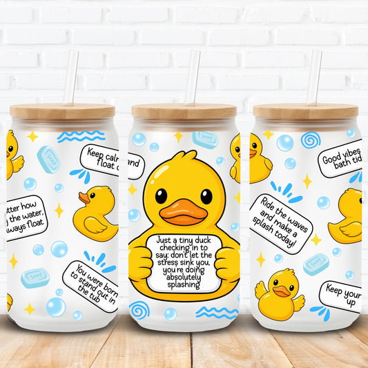 Emotional Support Duck | UV DTF Wrap