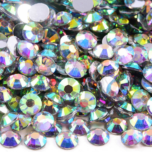 silver base ab opal rhinestones