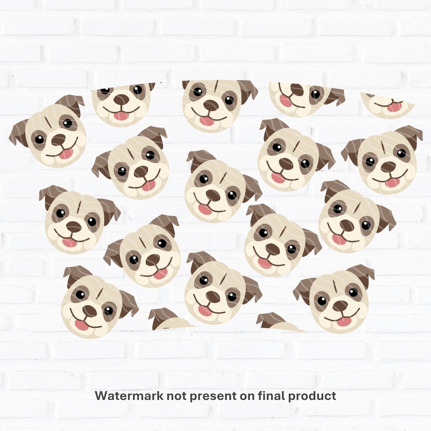 English Bulldog | UV DTF Wrap