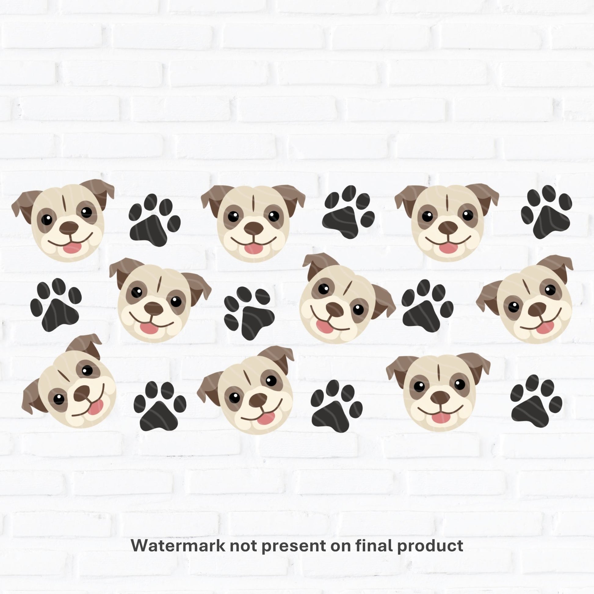 english bull dog uvdtf can wrap for dog lovers on libbey glass cans